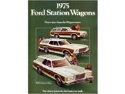 1975 Ford Station Wagon Sales Brochure Literature Book Piece Advertisement Specs
