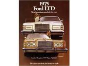 1975 Ford Ltd Sales Brochure Literature Book Piece Advertisement Specs Options