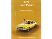 1975 Ford Pinto Sales Brochure Literature Book Piece Advertisement Specs Options