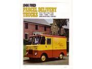 1966 Ford Parcel Delivery Truck Sales Brochure Literature Book Piece Specs