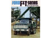 1968 Ford F T Series Sales Brochure Literature Book Piece Advertisement Specs