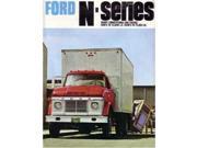 1968 Ford N Series Sales Brochure Literature Book Piece Advertisement Options