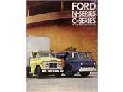 1969 Ford N C Series Sales Brochure Literature Book Piece Advertisement