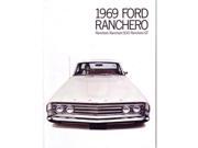 1969 Ford Ranchero Sales Folder Literature Book Piece Advertisement Options