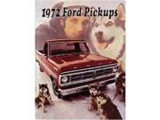 1972 Ford Pickup Sales Brochure Literature Book Piece Advertisement Options