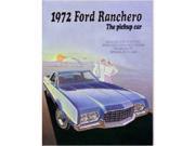 1972 Ford Ranchero Sales Brochure Literature Book Piece Advertisement Options