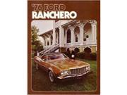 1976 Ford Ranchero Sales Brochure Literature Book Piece Advertisement Options