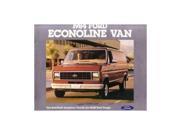 1984 Ford Econoline Sales Brochure Literature Book Piece Advertisement Options