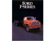 1985 Ford F Series Truck Sales Brochure Literature Book Piece Advertisement