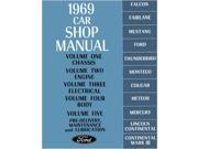 1969 Ford Fairlane Mustang Galaxie Shop Service Repair Manual Engine Electrical