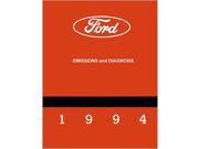 1994 Ford Lincoln Mercury Emissions Diagnosis Troubleshooting Shop Repair Manual