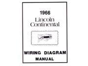 1966 Lincoln Electrical Wiring Diagrams Schematics Drawings Color Codes Factory