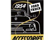 1954 Ford Truck Accessories Sales Brochure Literature Book Piece Advertisement