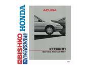 1987 Acura Integra Shop Service Repair Manual CD Engine Drivetrain Wiring OEM