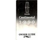 1990 Lincoln Continental Owners Manual User Guide Reference Operator Book Fuses