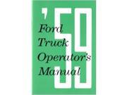 1959 Ford Truck Owners Manual User Guide Reference Operator Book Fuses Fluids