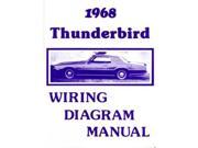 1968 Ford Thunderbird Electrical Wiring Diagrams Schematics Manual Book Factory