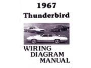 1967 Ford Thunderbird T Bird Electrical Wiring Diagrams Schematics Manual Book