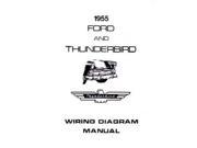 1955 Ford Electrical Wiring Diagrams Schematics Manual Book Factory OEM