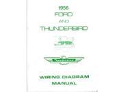 1956 Ford Electrical Wiring Diagrams Schematics Manual Book Factory OEM