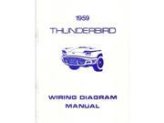 1959 Ford Thunderbird Electrical Wiring Diagrams Schematics Manual Book Factory
