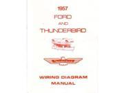 1957 Ford Electrical Wiring Diagrams Schematics Manual Book Factory OEM