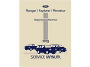1992 Aerostar Explorer Ranger Shop Service Repair Book Manual Engine Wiring OEM