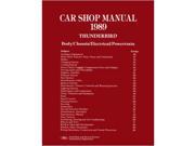1989 Thunderbird Cougar Shop Service Repair Book Manual Engine Drivetrain Wiring