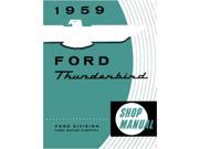 1959 Ford Thunderbird Shop Service Repair Book Manual Engine Drivetrain Wiring