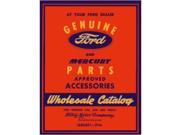 1938 1944 1945 1946 Ford Car Truck Mercury Parts Numbers Book List Guide Catalog