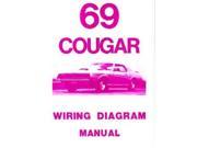 1969 Mercury Cougar Electrical Wiring Diagrams Schematics Manual Book Factory