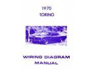 1970 Ford Torino Electrical Wiring Diagrams Schematics Manual Book Factory OEM