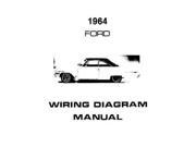 1964 Ford Galaxie Electrical Wiring Diagrams Schematics Manual Book Factory OEM