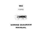 1963 Ford Galaxie Electrical Wiring Diagrams Schematics Manual Book Factory OEM