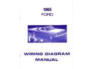 1965 Ford Galaxie Electrical Wiring Diagrams Schematics Manual Book Factory OEM