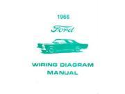 1966 Ford Galaxie Electrical Wiring Diagrams Schematics Manual Book Factory OEM
