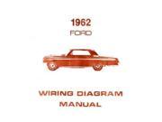 1962 Ford Galaxie Electrical Wiring Diagrams Schematics Manual Book Factory OEM