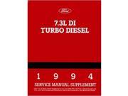 1994 Ford Truck 7.3 Turbo Diesel Engine Shop Service Repair Book Manual Engine