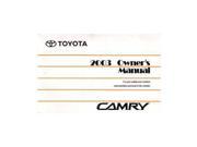 2003 Toyota Camry Owners Manual User Guide Reference Operator Book Fuses Fluids