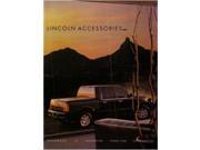 2002 Lincoln Accessories Sales Brochure Literature Dealer Advertisement Options