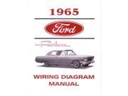 1965 Ford Fairlane Electrical Wiring Diagrams Schematics Mechanic Book OEM