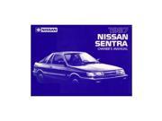 1987 Nissan Sentra Owners Manual User Guide Reference Operator Book Fuses Fluids