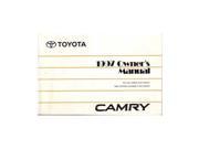1997 Toyota Camry Owners Manual User Guide Reference Operator Book Fuses Fluids