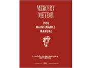 1962 Mercury Meteor Shop Service Repair Manual Book Engine Drivetrain Wiring OEM
