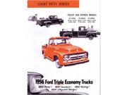 1956 Ford F Series Truck Sales Brochure Literature Dealer Advertisement Options