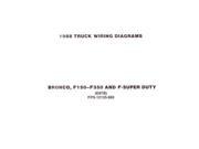 1988 Ford F 100 F 150 To F 350 Truck Electrical Wiring Diagrams Schematics Book