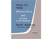 1962 1963 Ford Econoline Club Wagon Shop Service Repair Manual Book Engine OEM