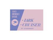 1963 Studebaker Lark Cruiser Owners Manual User Guide Operator Book Fuses