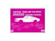 1968 Ford Mustang Chassis Assembly Manual Rebuild Instruction Drawings Book OEM