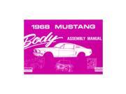 1968 Ford Mustang Body Assembly Manual Rebuild Instruction Drawings Book OEM